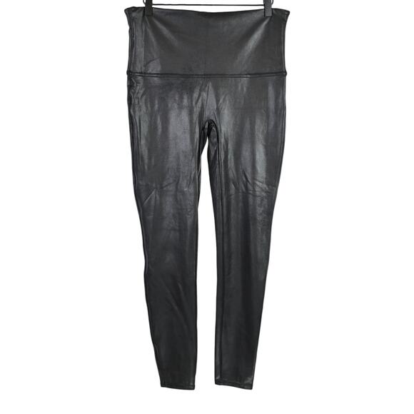 Spanx Faux Leather Leggings, 1X - Picture 1 of 9